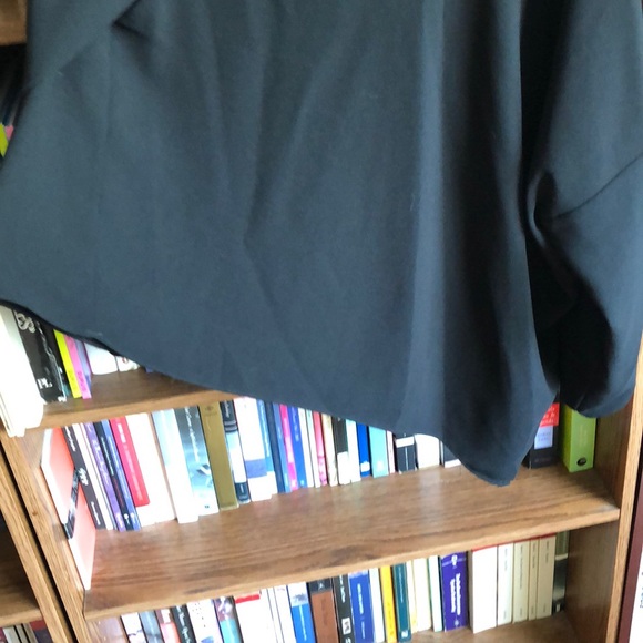 Zara Black Asymmetrical Draped Top - Picture 5 of 5